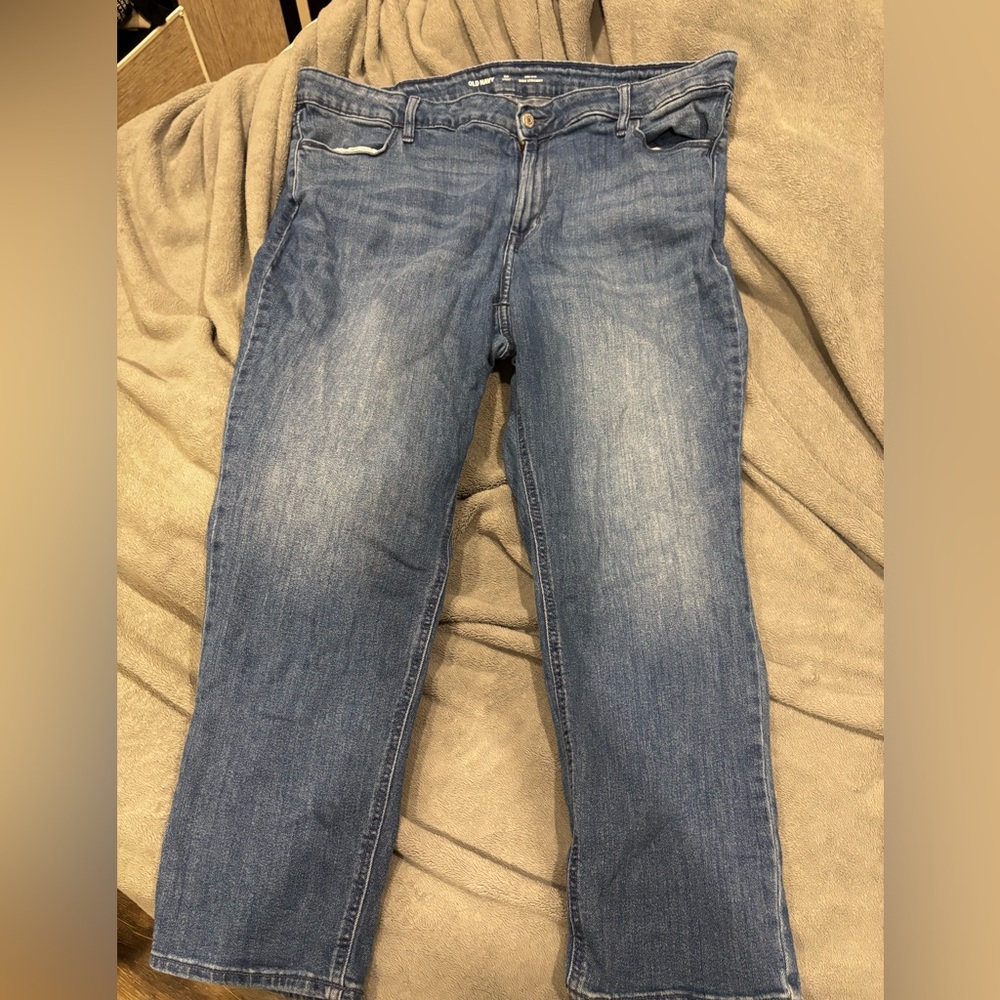 Old Navy Dark Blue Straight Jeans